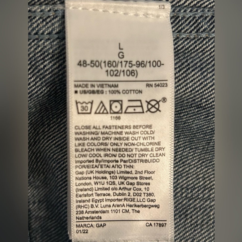GAP Blue Denim Jacket - Picture 6 of 6